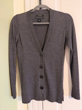 Tahari Merino Wool Cardigan